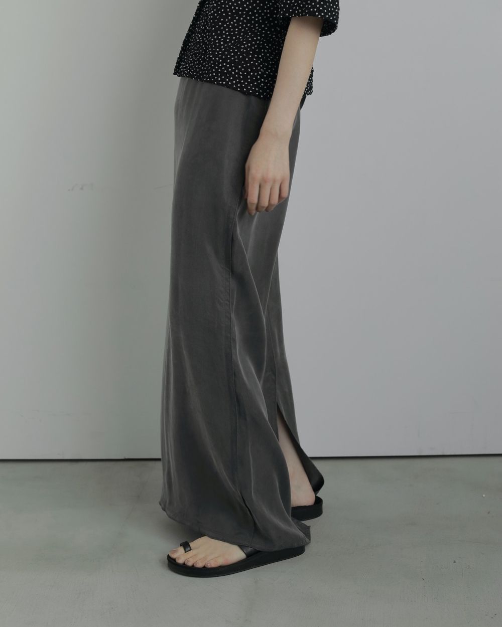 Mellow Maxi Skirt Mellow Maxi Skirt,メロウマキシスカート,62520804,ボトム,スカート,SK,,ànuke,アンヌーク,lifes,ライフズ,25aw