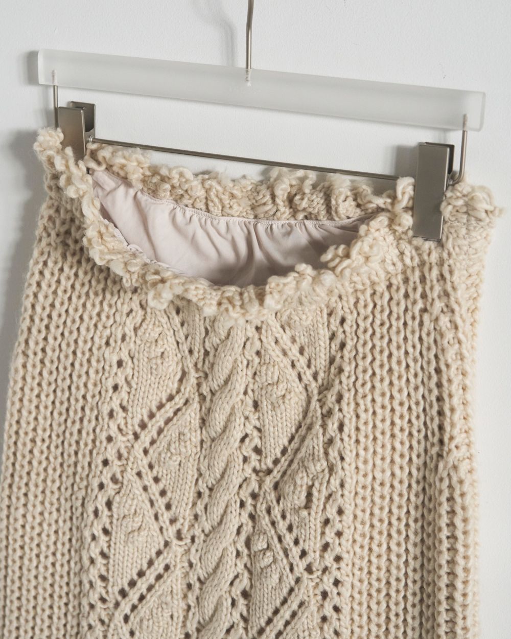 Cable Knit Skirt Cable Knit Skirt,ケーブルニットスカート,62520805,スカート,ニットスカート,ボトム,ànuke,アンヌーク,lifes,ライフズ,25aw