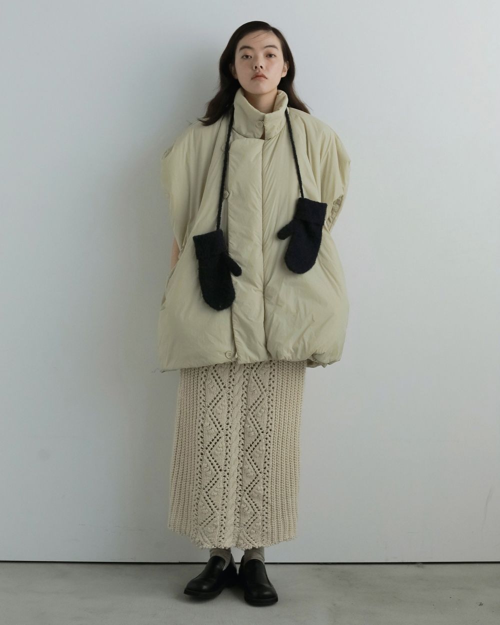 Cable Knit Skirt Cable Knit Skirt,ケーブルニットスカート,62520805,スカート,ニットスカート,ボトム,ànuke,アンヌーク,lifes,ライフズ,25aw