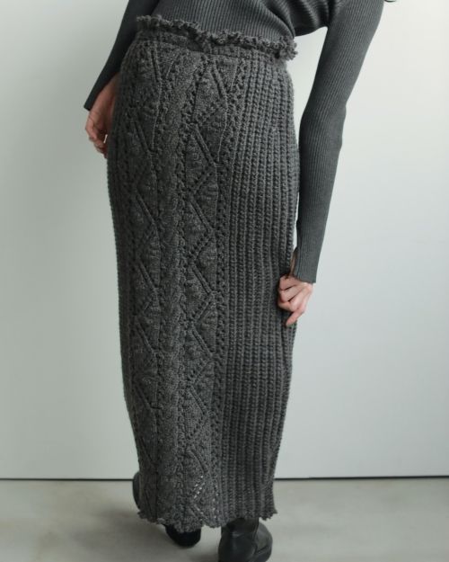 ànuke online store（アンヌーク） / Cable Knit SkirtCable Knit