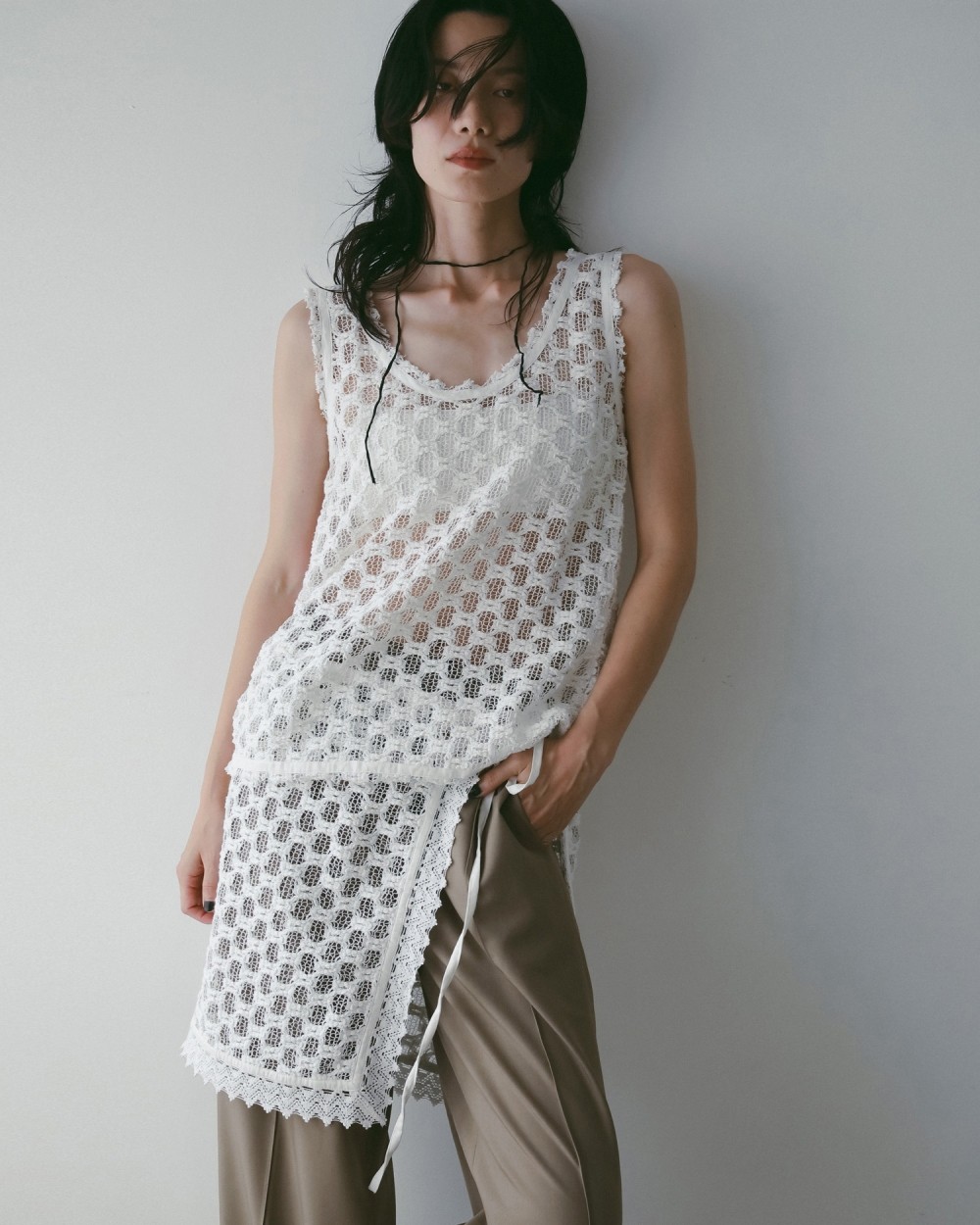 Lace Wrap Skirt Lace Wrap Skirt,レース ラップ スカート,62520806,スカート,ボトム,ラップスカート,レース,ànuke,アンヌーク,lifes,ライフズ,25aw