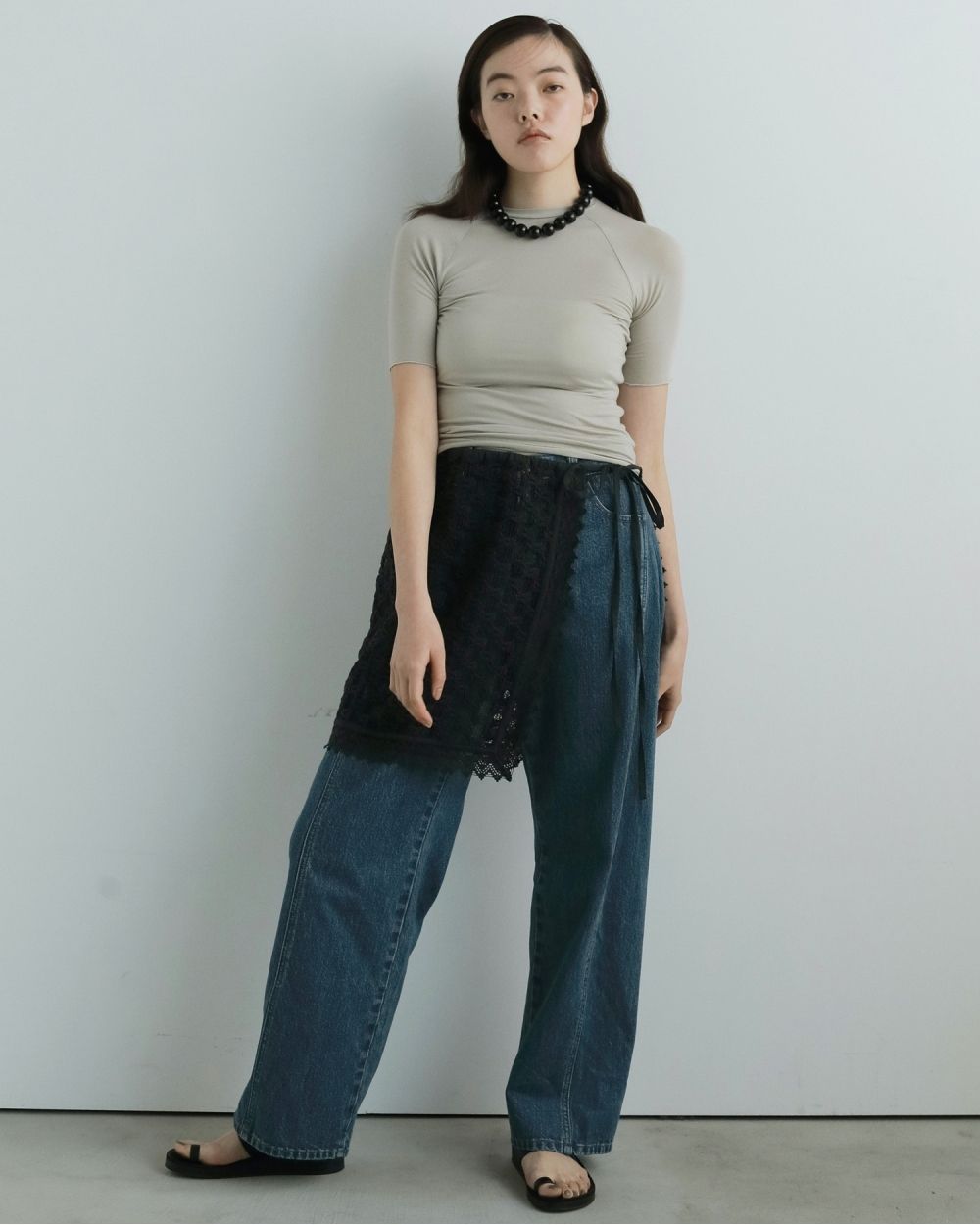 パンツ LACE WRAP SKIRT WITH PANTS Ameri（アメリ）の「LACE WRAP SKIRT WITH PANTS（その他パンツ
