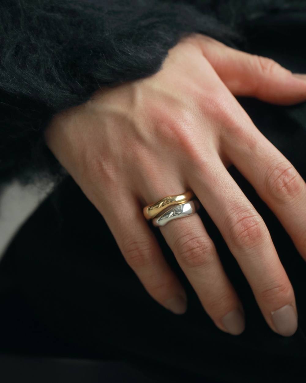 Nuance Flow Ring Nuance Flow Ring,ニュアンス フロー リング,62520909,リング,指輪,アクセサリー,アクセ,ジュエリー,ànuke,アンヌーク,lifes,ライフズ,25aw