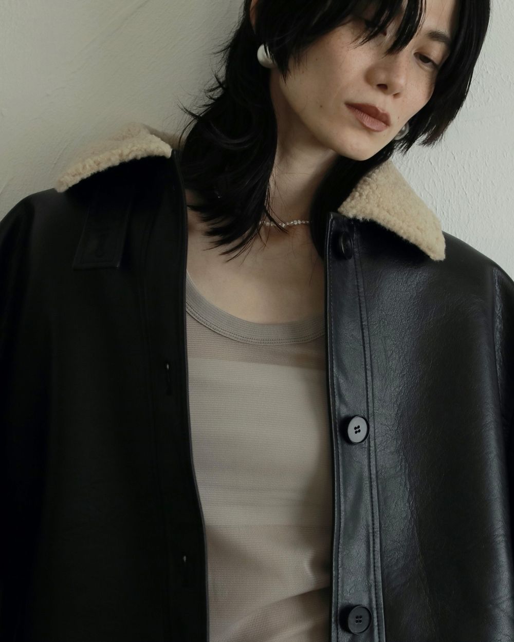 Big Pearl Earring Big Pearl Earring,ビッグパールイヤリング,62520911,アクセサリー,アクセ,イヤリング,パール,ànuke,アンヌーク,lifes,ライフズ,25aw