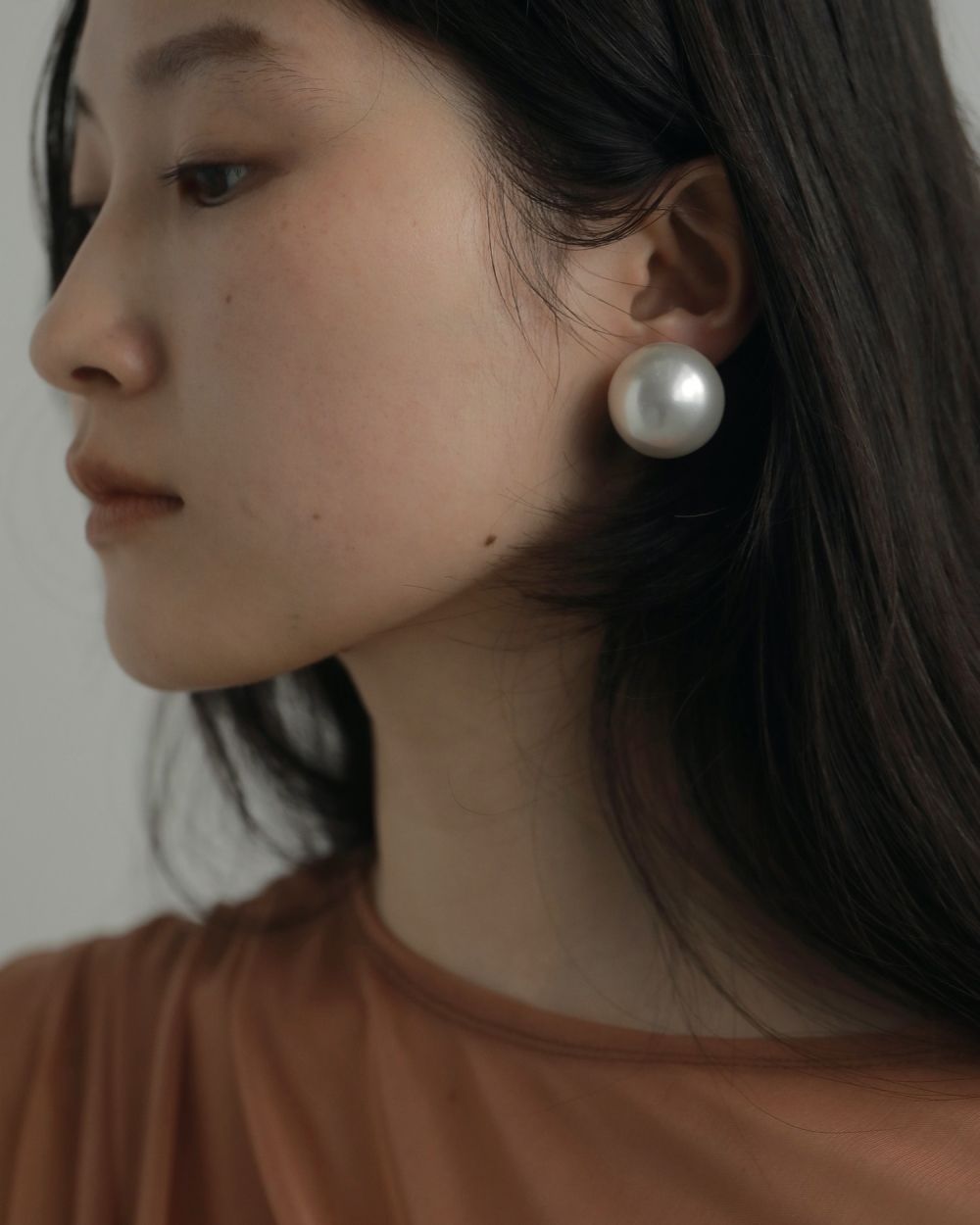 Big Pearl Earring Big Pearl Earring,ビッグパールイヤリング,62520911,アクセサリー,アクセ,イヤリング,パール,ànuke,アンヌーク,lifes,ライフズ,25aw