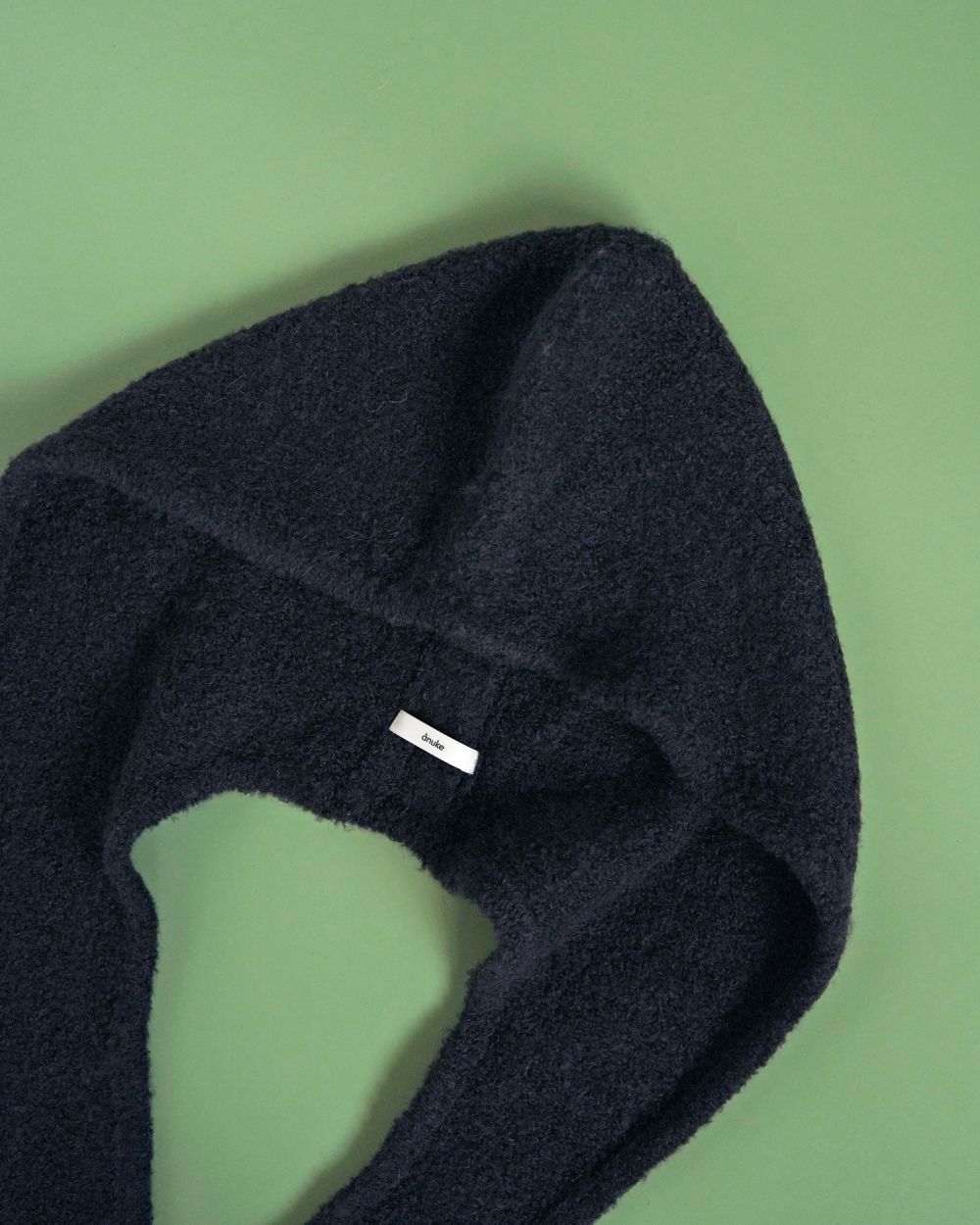 Boucle Knit Hoodie Boucle Knit Hoodie,ブークレニットフーディー,62521001,ニット,フード,小物,グッズ,ànuke,アンヌーク,lifes,ライフズ,25aw