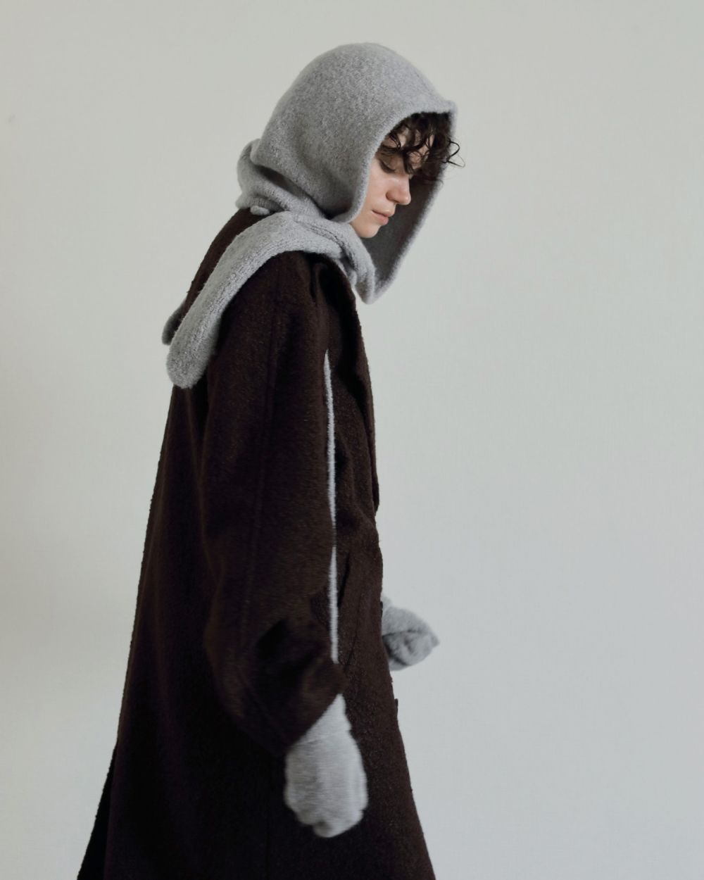 Boucle Knit Hoodie Boucle Knit Hoodie,ブークレニットフーディー,62521001,ニット,フード,小物,グッズ,ànuke,アンヌーク,lifes,ライフズ,25aw