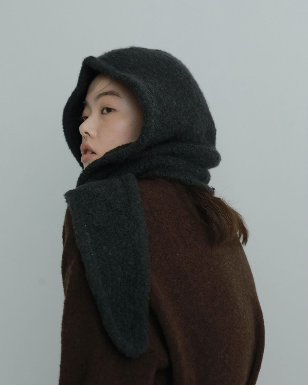 Boucle Knit Hoodie Boucle Knit Hoodie,ブークレニットフーディー,62521001,ニット,フード,小物,グッズ,ànuke,アンヌーク,lifes,ライフズ,25aw