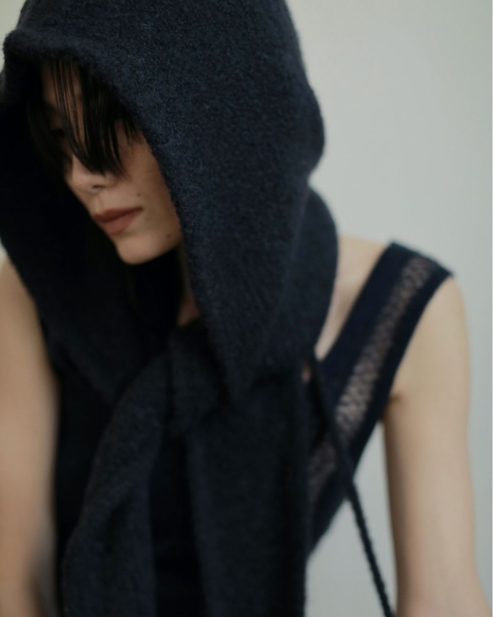 Boucle Knit Hoodie Boucle Knit Hoodie,ブークレニットフーディー,62521001,ニット,フード,小物,グッズ,ànuke,アンヌーク,lifes,ライフズ,25aw