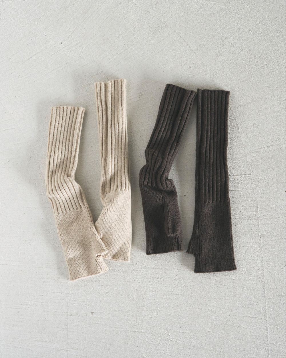 Rib Knit Armwarmers Rib Knit Armwarmers,リブニットアームウォーマー,62521002,グッズ,小物,手袋,アームウォーマー,ニット,ànuke,アンヌーク,lifes,ライフズ,25aw