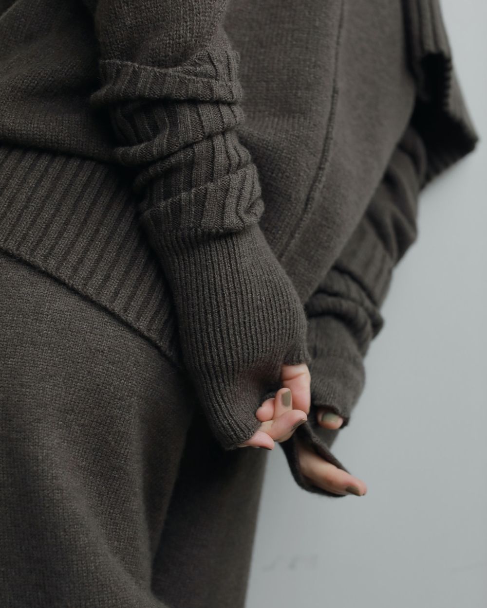 Rib Knit Armwarmers Rib Knit Armwarmers,リブニットアームウォーマー,62521002,グッズ,小物,手袋,アームウォーマー,ニット,ànuke,アンヌーク,lifes,ライフズ,25aw