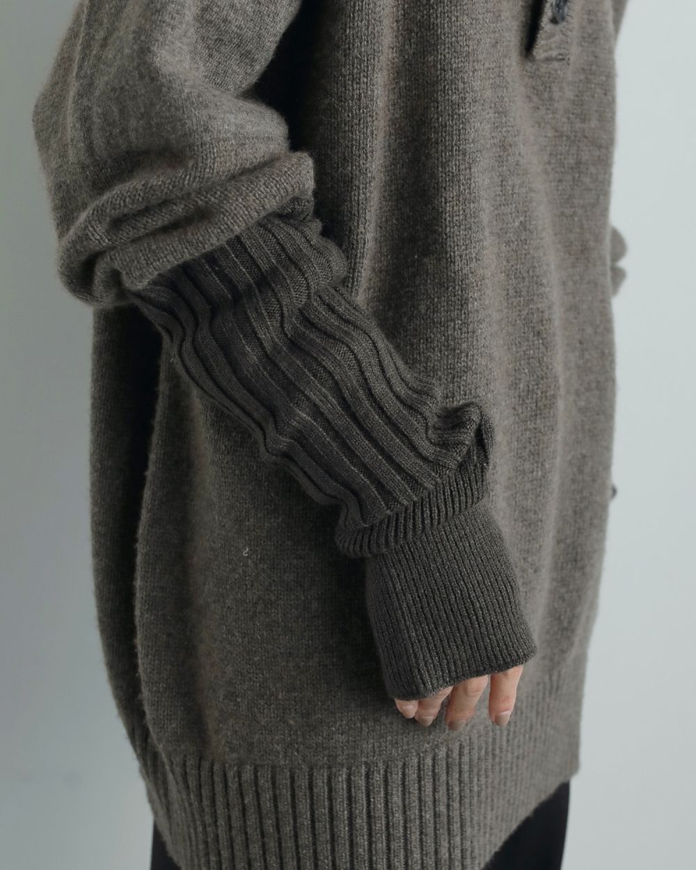 Rib Knit Armwarmers Rib Knit Armwarmers,リブニットアームウォーマー,62521002,グッズ,小物,手袋,アームウォーマー,ニット,ànuke,アンヌーク,lifes,ライフズ,25aw