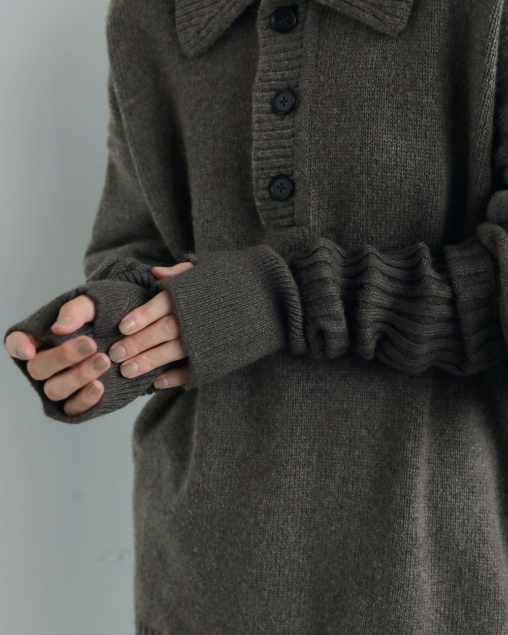 Rib Knit Armwarmers Rib Knit Armwarmers,リブニットアームウォーマー,62521002,グッズ,小物,手袋,アームウォーマー,ニット,ànuke,アンヌーク,lifes,ライフズ,25aw