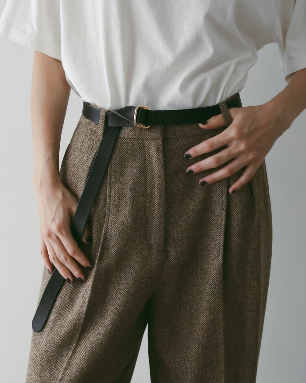 anuke アンヌーク　スクエアバックルベルト anuke アンヌーク 2025SpringSummer 小物 Square Backle Belt