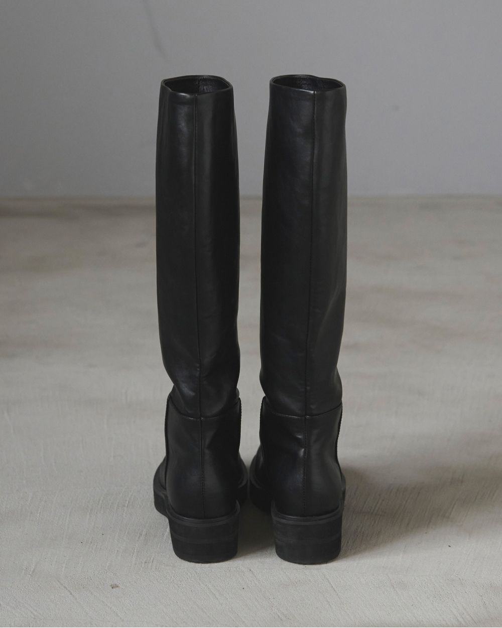 Ecoleather Long Boots Ecoleather Long Boots,エコレザーロングブーツ,62521007,ブーツ,靴,シューズ,ロングブーツ,ànuke,アンヌーク,lifes,ライフズ,25aw