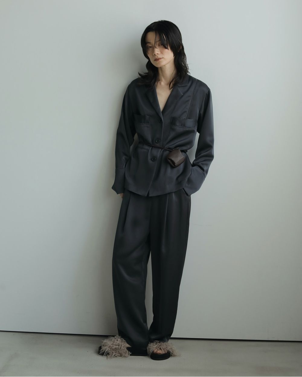 Eco Fur Sandals Eco Fur Sandals,エコ ファー サンダル,62521008,サンダル,シューズ,靴,ボリュームサンダル,エコファー,ànuke,アンヌーク,lifes,ライフズ,25aw