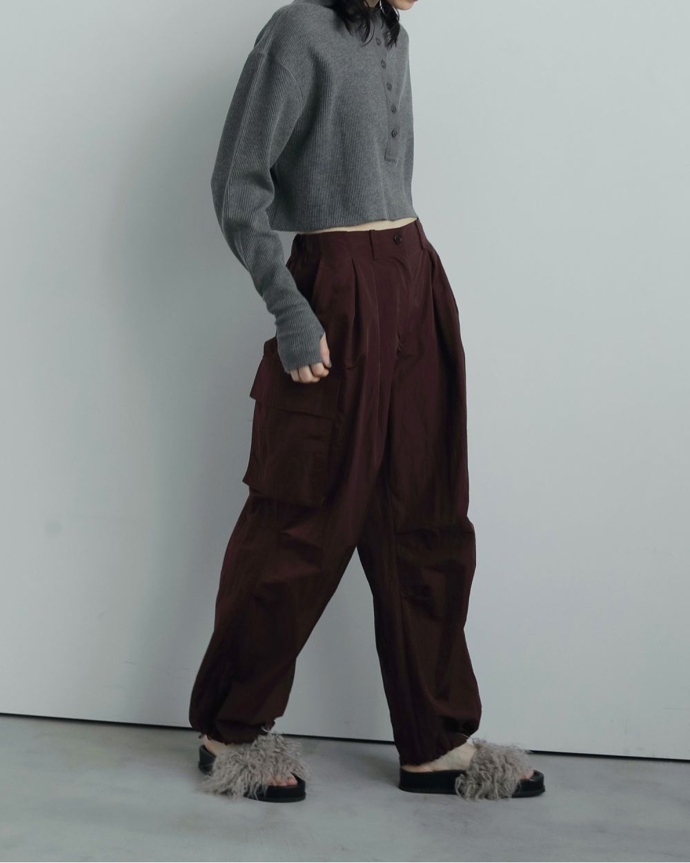 Eco Fur Sandals Eco Fur Sandals,エコ ファー サンダル,62521008,サンダル,シューズ,靴,ボリュームサンダル,エコファー,ànuke,アンヌーク,lifes,ライフズ,25aw