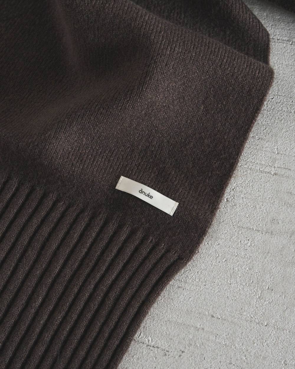 Rib Knit Stole Rib Knit Stole,リブ ニット ストール,62521017,ストール,マフラー,ニットストール,ànuke,アンヌーク,lifes,ライフズ,25aw