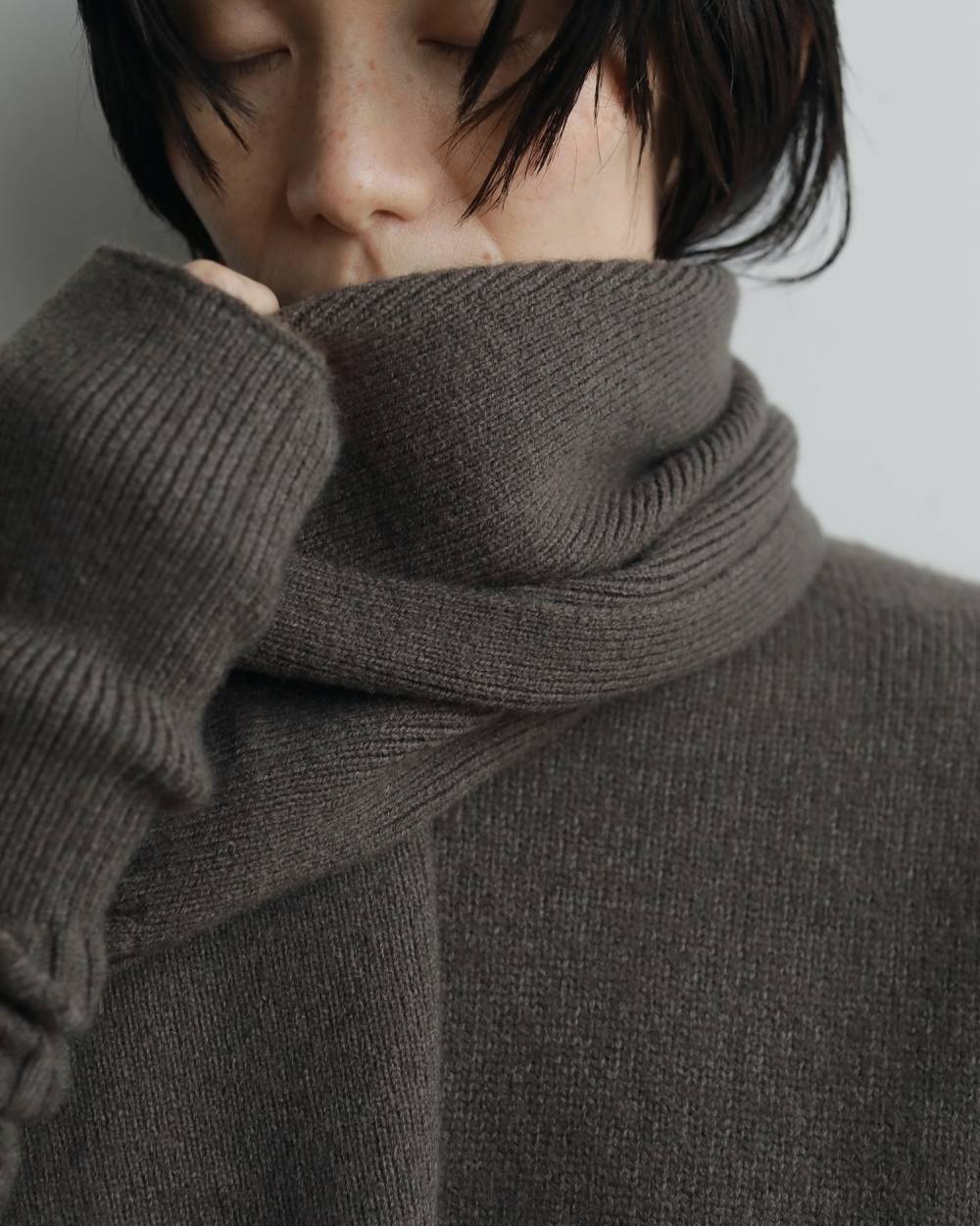 Rib Knit Stole Rib Knit Stole,リブ ニット ストール,62521017,ストール,マフラー,ニットストール,ànuke,アンヌーク,lifes,ライフズ,25aw