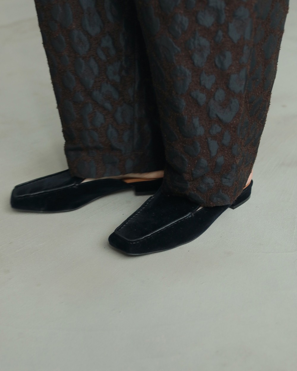 Velour Slide Shoes Velour Slide Shoes,ベロア スライド シューズ,62521020,靴,シューズ,ベロア素材,ànuke,アンヌーク,lifes,ライフズ,25aw