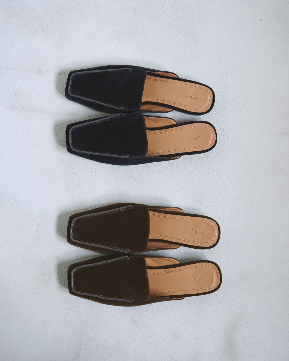 Velour Slide Shoes Velour Slide Shoes,ベロア スライド シューズ,62521020,靴,シューズ,ベロア素材,ànuke,アンヌーク,lifes,ライフズ,25aw