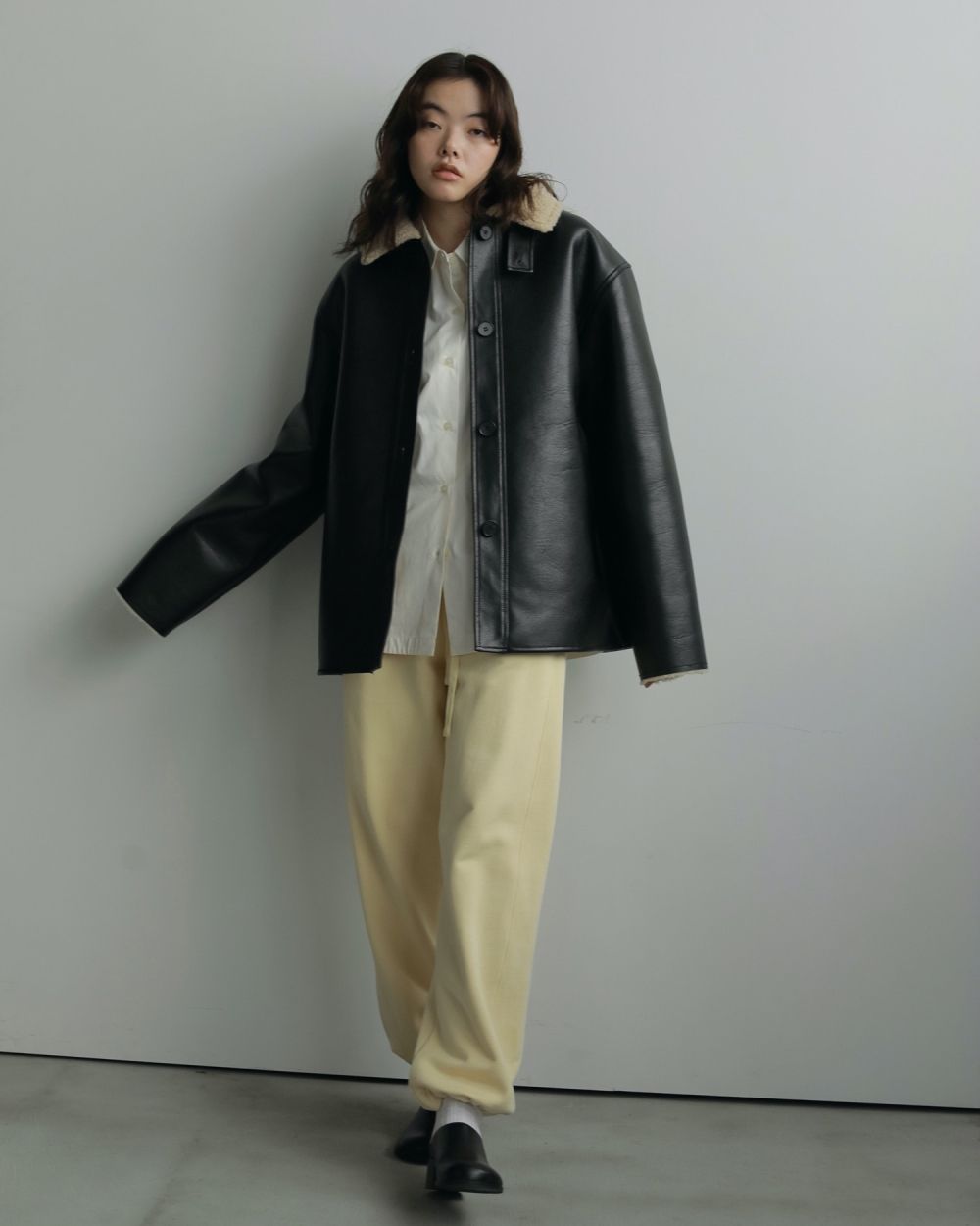 Ecoleather Heel Slip-ons Ecoleather Heel Slip-ons,エコレザーヒールスリッポン,62521021,シューズ,靴,スリッポン,ヒールスリッポン,ànuke,アンヌーク,lifes,ライフズ,25aw