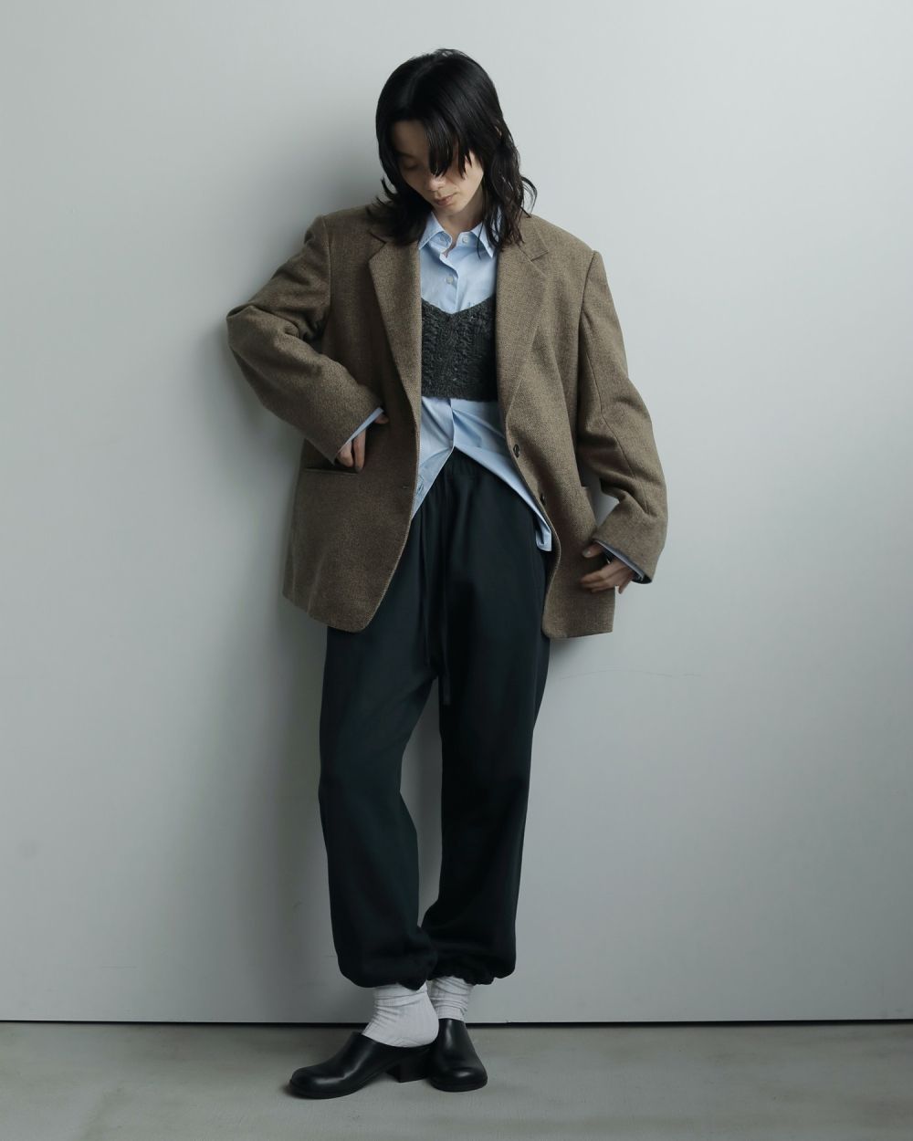 anuke アンヌーク Ecoleather Heel Slip-ons サボ Ecoleather Heel Slip-ons（フラットシューズ）｜ànuke