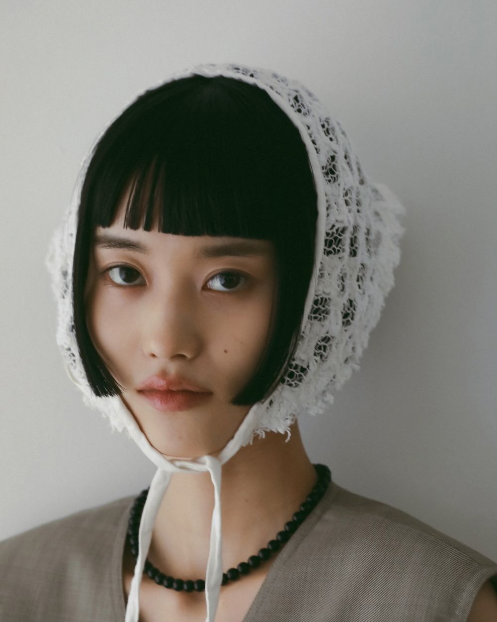 Lace Babushka Lace Babushka,レース バブーシュカ,62521022,ヘッドウェア,レース素材,ànuke,アンヌーク,lifes,ライフズ,25aw