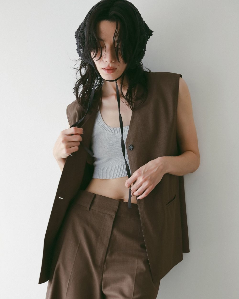 Lace Babushka Lace Babushka,レース バブーシュカ,62521022,ヘッドウェア,レース素材,ànuke,アンヌーク,lifes,ライフズ,25aw