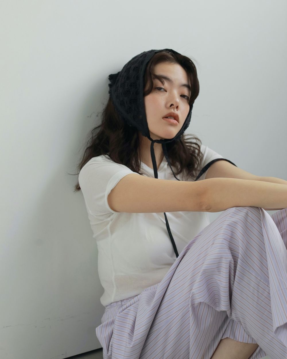 Lace Babushka Lace Babushka,レース バブーシュカ,62521022,ヘッドウェア,レース素材,ànuke,アンヌーク,lifes,ライフズ,25aw