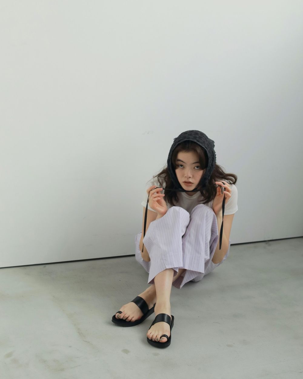 Lace Babushka Lace Babushka,レース バブーシュカ,62521022,ヘッドウェア,レース素材,ànuke,アンヌーク,lifes,ライフズ,25aw