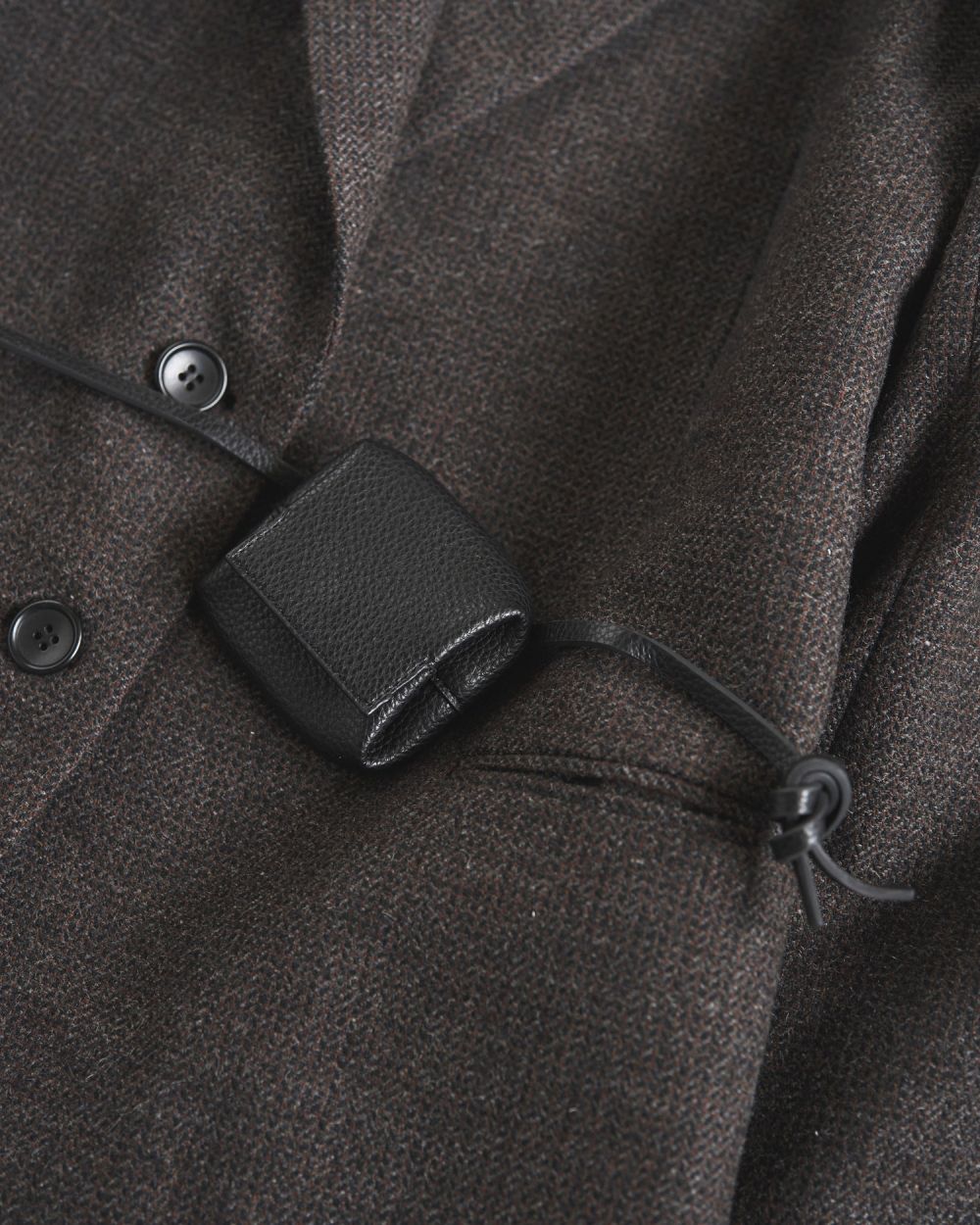 Ecoleather Waist Pouch Ecoleather Waist Pouch,エコレザーウエストポーチ,62521023,ポーチ,ウエストポーチ,BAG,小物,ànuke,アンヌーク,lifes,ライフズ,25aw