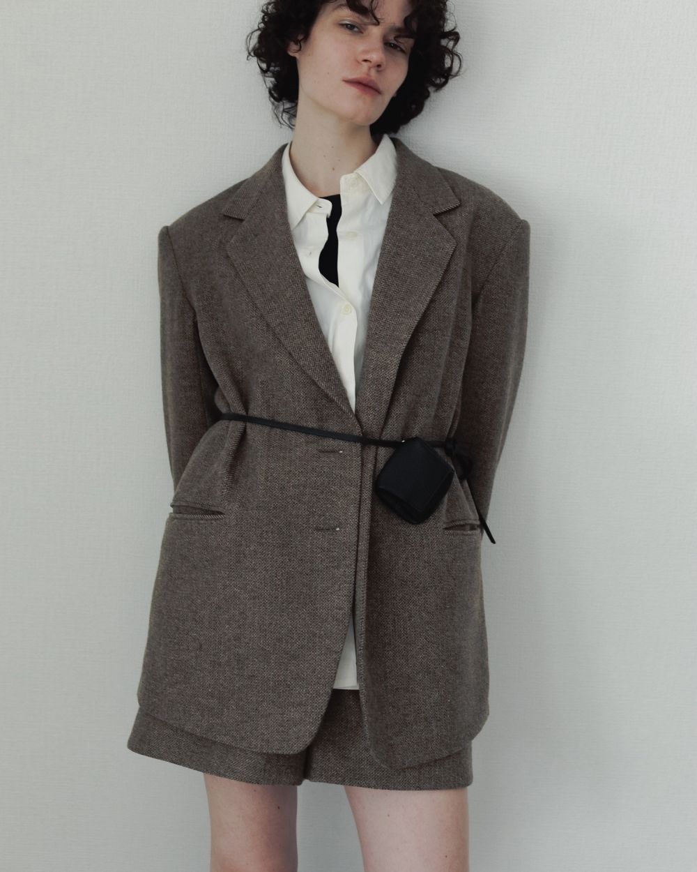 Ecoleather Waist Pouch Ecoleather Waist Pouch,エコレザーウエストポーチ,62521023,ポーチ,ウエストポーチ,BAG,小物,ànuke,アンヌーク,lifes,ライフズ,25aw