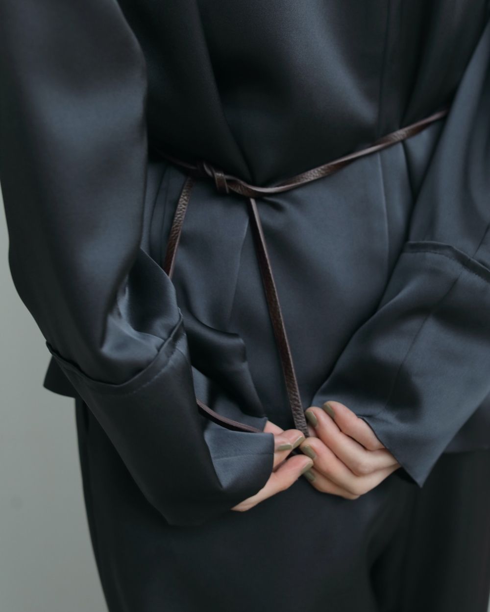 Ecoleather Waist Pouch Ecoleather Waist Pouch,エコレザーウエストポーチ,62521023,ポーチ,ウエストポーチ,BAG,小物,ànuke,アンヌーク,lifes,ライフズ,25aw