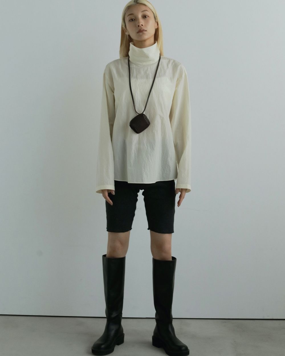 Ecoleather Waist Pouch Ecoleather Waist Pouch,エコレザーウエストポーチ,62521023,ポーチ,ウエストポーチ,BAG,小物,ànuke,アンヌーク,lifes,ライフズ,25aw