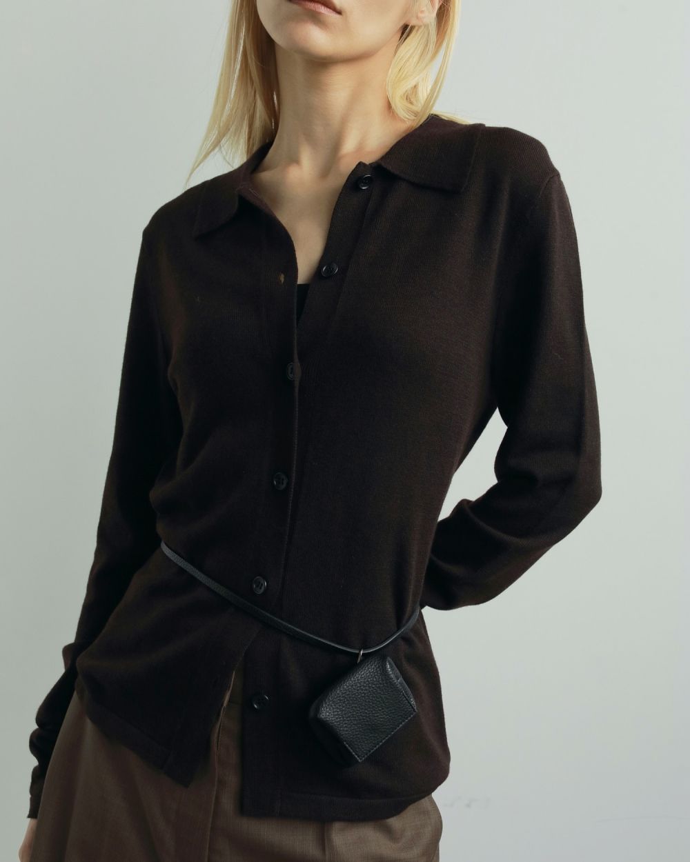 Ecoleather Waist Pouch Ecoleather Waist Pouch,エコレザーウエストポーチ,62521023,ポーチ,ウエストポーチ,BAG,小物,ànuke,アンヌーク,lifes,ライフズ,25aw