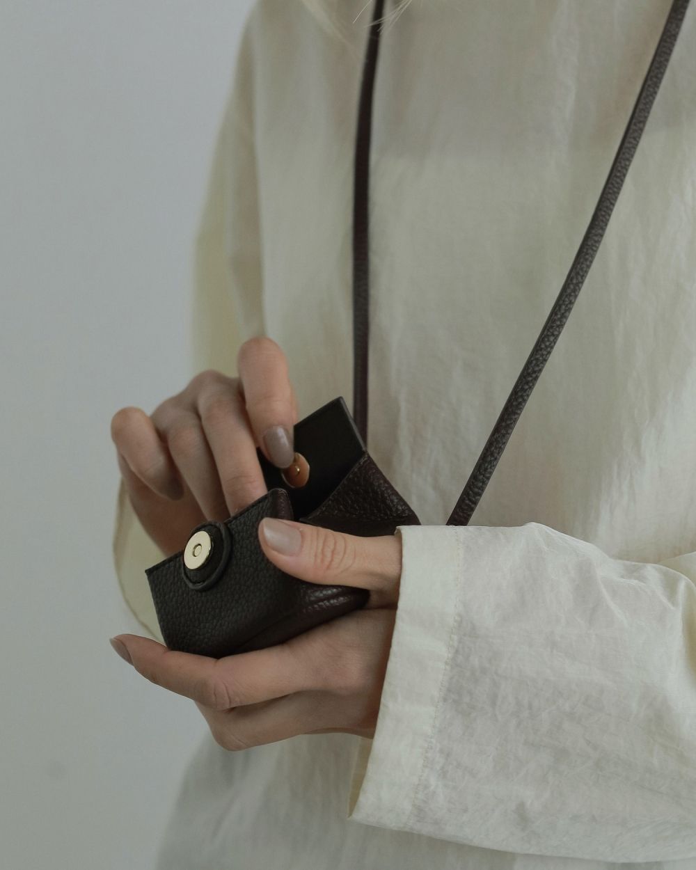 Ecoleather Waist Pouch Ecoleather Waist Pouch,エコレザーウエストポーチ,62521023,ポーチ,ウエストポーチ,BAG,小物,ànuke,アンヌーク,lifes,ライフズ,25aw