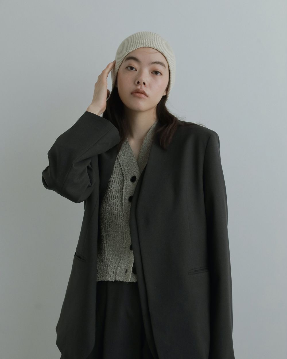 Knit Beanie Knit Beanie,ニットビーニー,62521024,ニット帽,帽子,グッズ,ànuke,アンヌーク,lifes,ライフズ,25aw