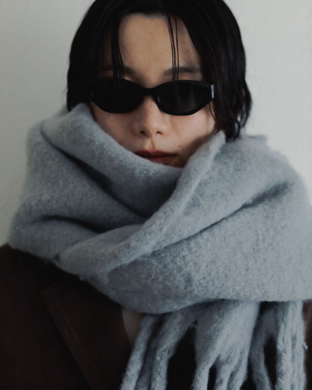 Soft Fringe Stole Soft Fringe Stole,ソフトフリンジストール,62521026,ストール,フリンジストール,マフラー,小物,グッズ,ànuke,アンヌーク,lifes,ライフズ,25aw