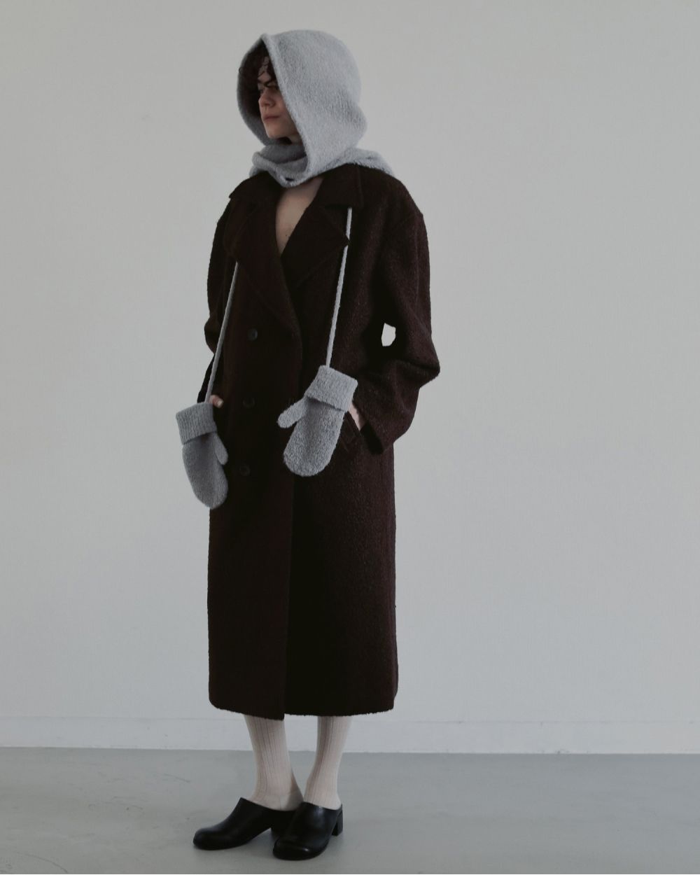 Boucle Knit Mittens Boucle Knit Mittens,ブークレニットミトン,62521027,手袋,ニット,小物,ànuke,アンヌーク,lifes,ライフズ,25aw