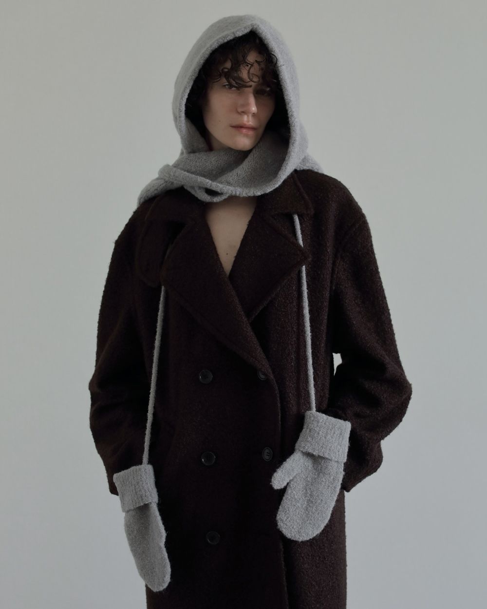 Boucle Knit Mittens Boucle Knit Mittens,ブークレニットミトン,62521027,手袋,ニット,小物,ànuke,アンヌーク,lifes,ライフズ,25aw