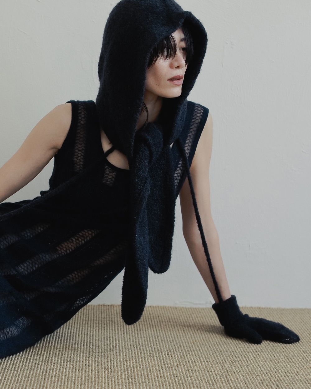 Boucle Knit Mittens Boucle Knit Mittens,ブークレニットミトン,62521027,手袋,ニット,小物,ànuke,アンヌーク,lifes,ライフズ,25aw