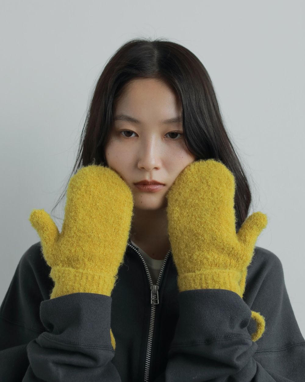 Boucle Knit Mittens Boucle Knit Mittens,ブークレニットミトン,62521027,手袋,ニット,小物,ànuke,アンヌーク,lifes,ライフズ,25aw