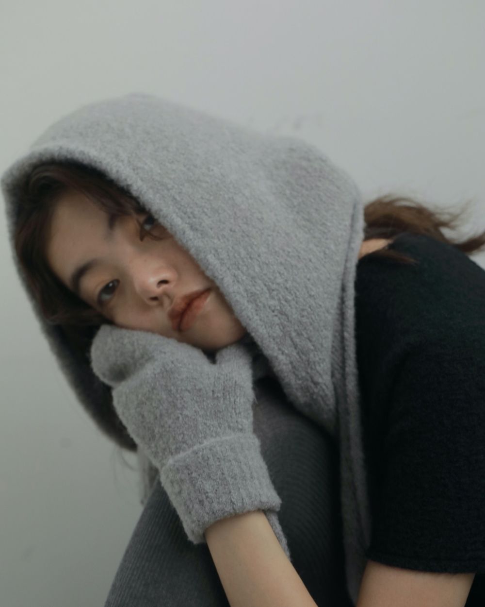 Boucle Knit Mittens Boucle Knit Mittens,ブークレニットミトン,62521027,手袋,ニット,小物,ànuke,アンヌーク,lifes,ライフズ,25aw