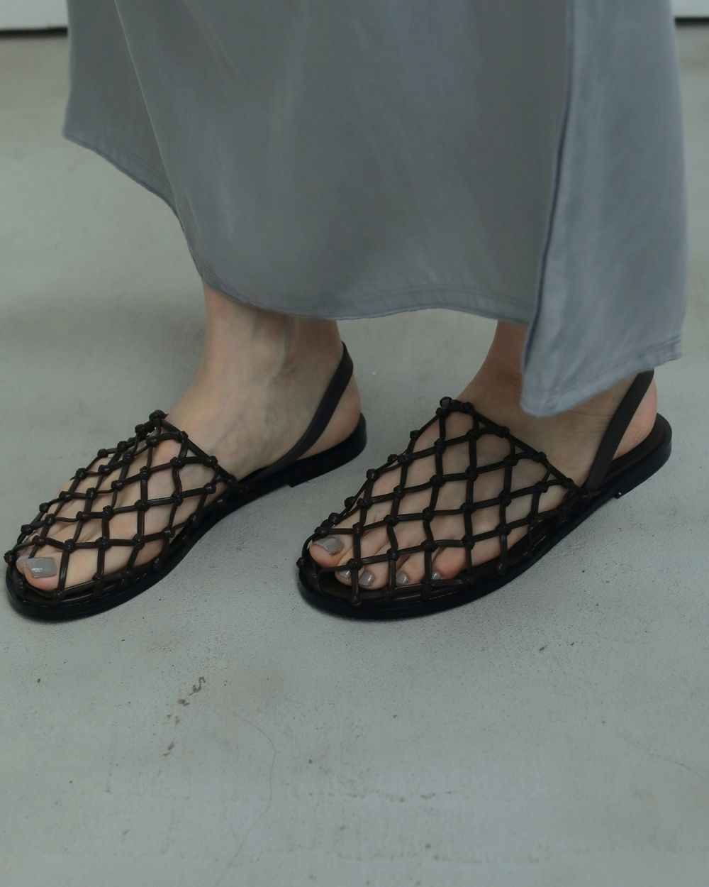 ànuke online store（アンヌーク） / Braid Flat ShoesBraid