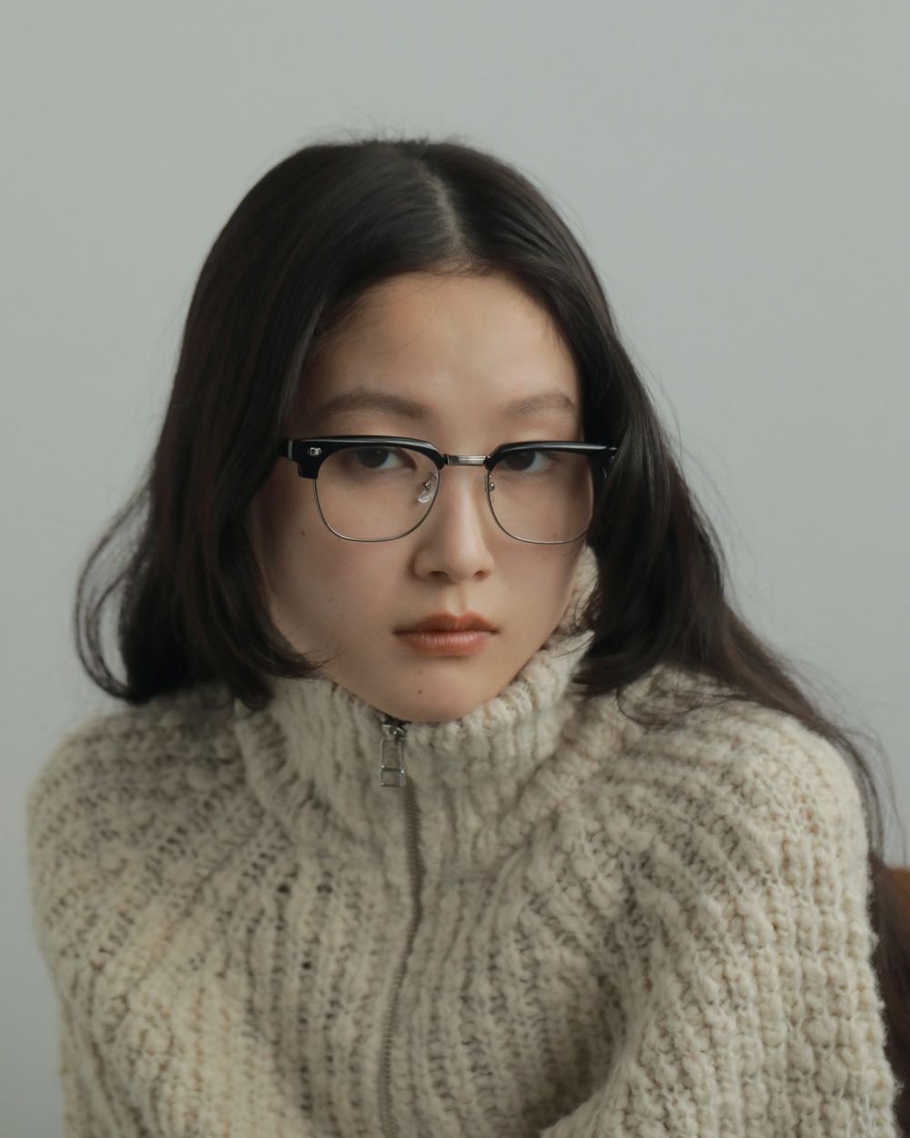 Sirmont Glasses Sirmont Glasses,サーモント グラシーズ,62521029,眼鏡,クリア眼鏡,サングラス,リム,ハーフリム,グッズ,アイウェア,ànuke,アンヌーク,lifes,ライフズ,25aw