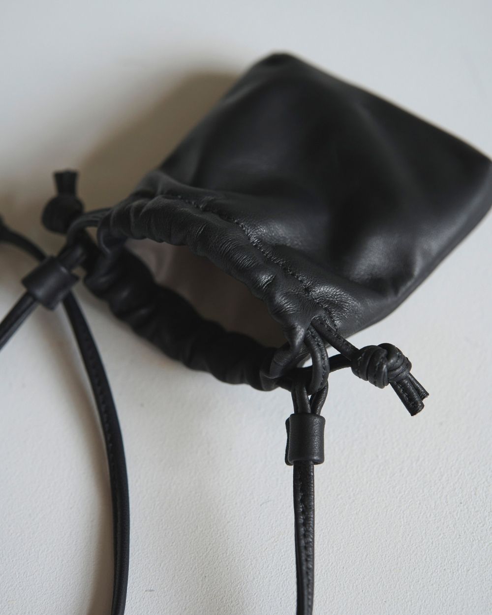バッグ anuke Leather Mini Pouch anuke アンヌーク 2025FallWinter バッグ Leather Mini Pochette