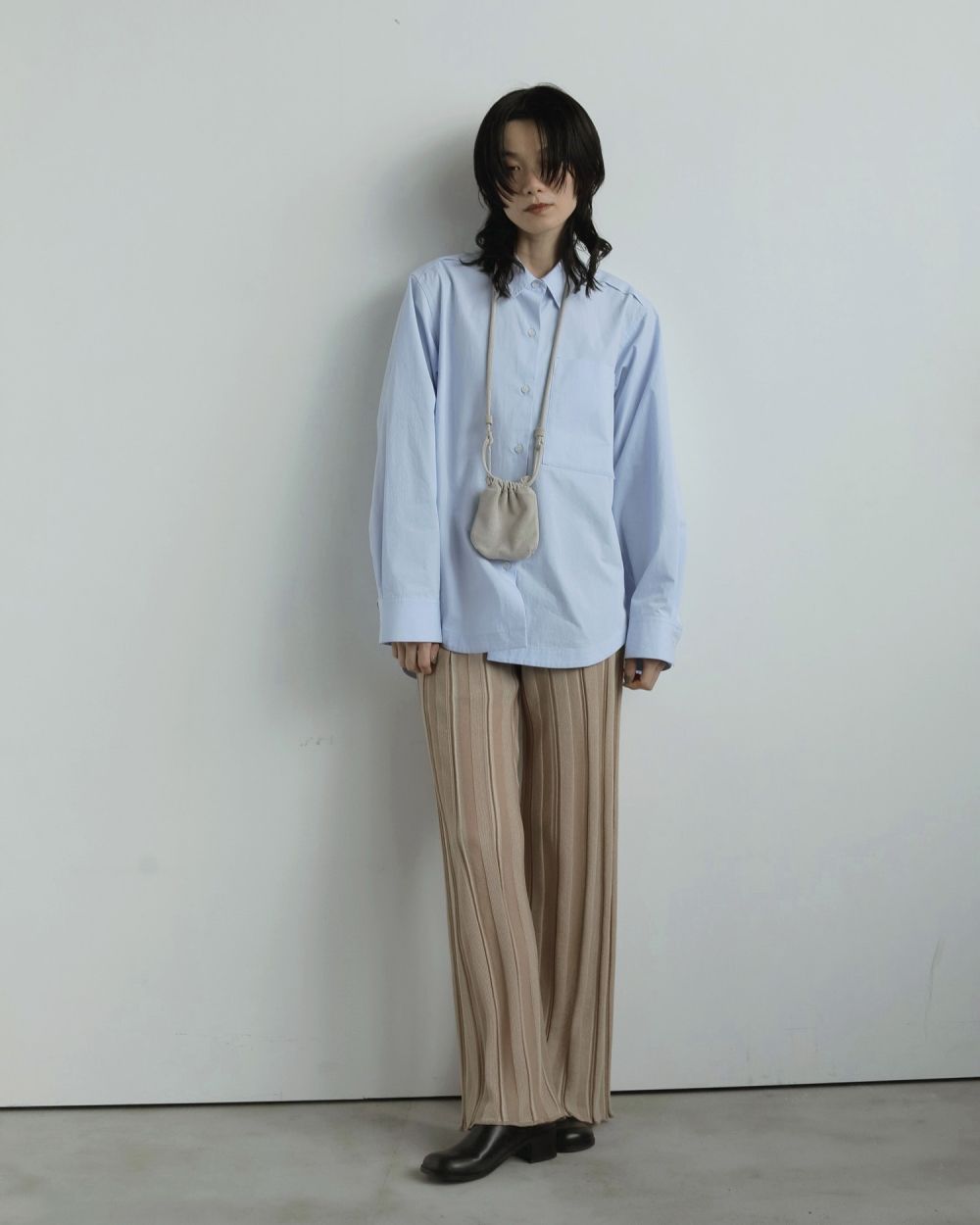 Leather Mini Pochette Leather Mini Pochette,レザーミニポシェット,62521030,ポシェット,グッズ,小物,ショルダー,バッグ,ànuke,アンヌーク,lifes,ライフズ,25aw