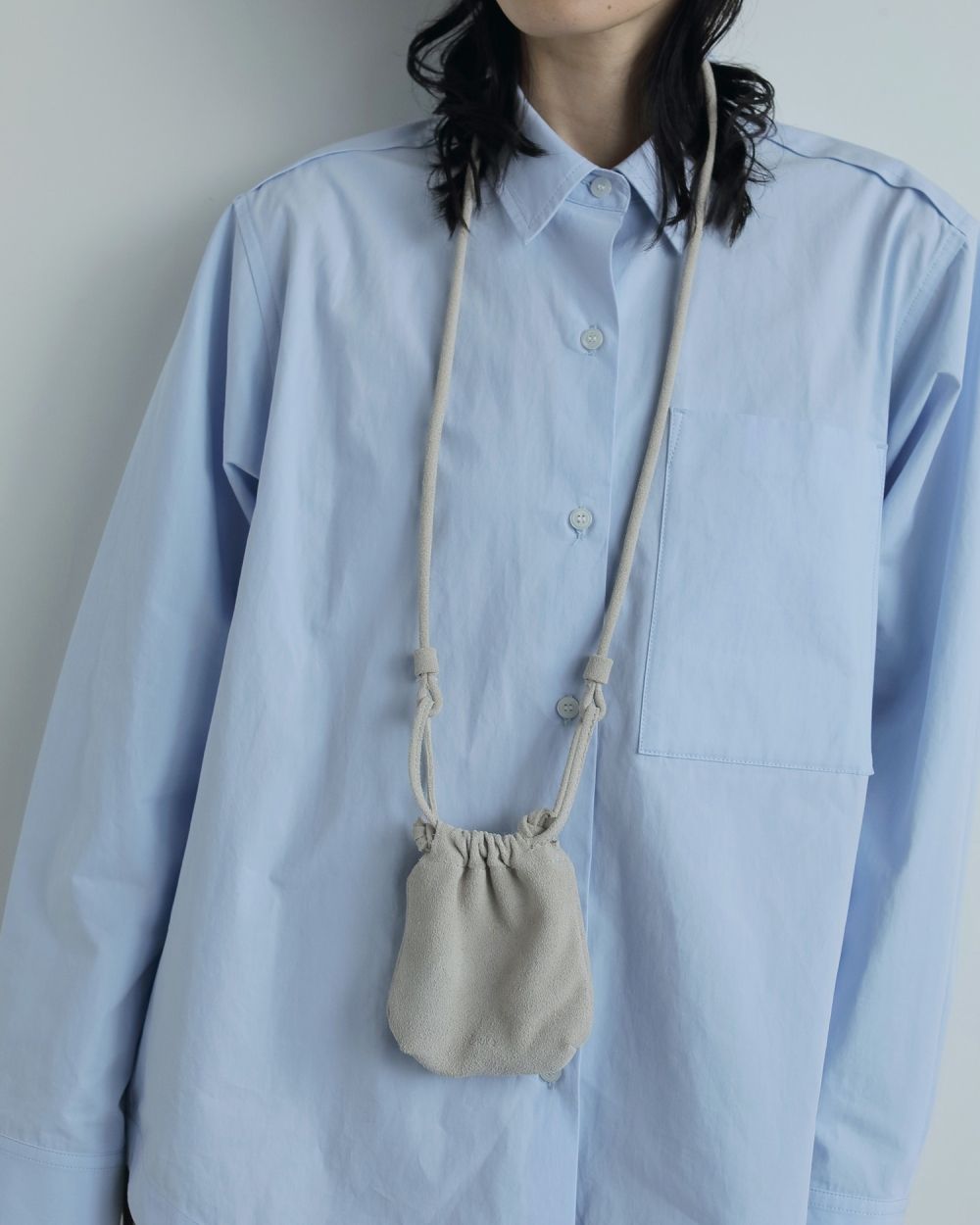 Leather Mini Pochette Leather Mini Pochette,レザーミニポシェット,62521030,ポシェット,グッズ,小物,ショルダー,バッグ,ànuke,アンヌーク,lifes,ライフズ,25aw