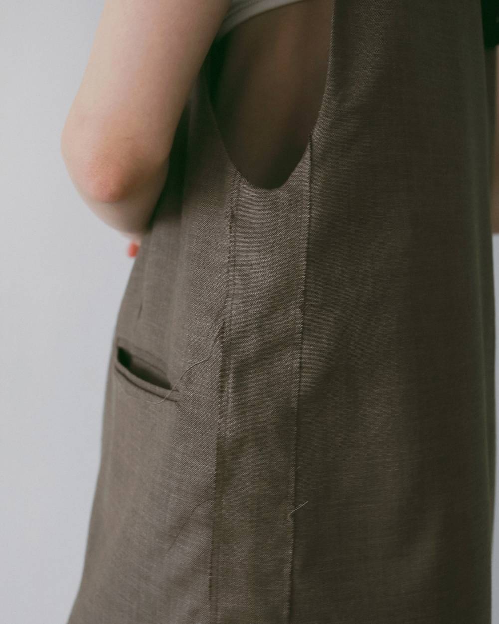 Keyneck Over Vest Keyneck Over Vest,キーネック オーバー ベスト,62610107,ベスト,JK,ジャケット,アウター,ノースリ,ノースリーブ,オーバーベスト,ànuke,アンヌーク,lifes,ライフズ,26ss